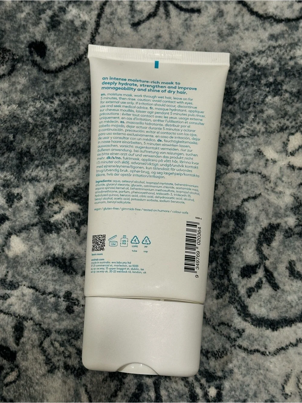 evo The Great Hydrator Moisture Mask — White